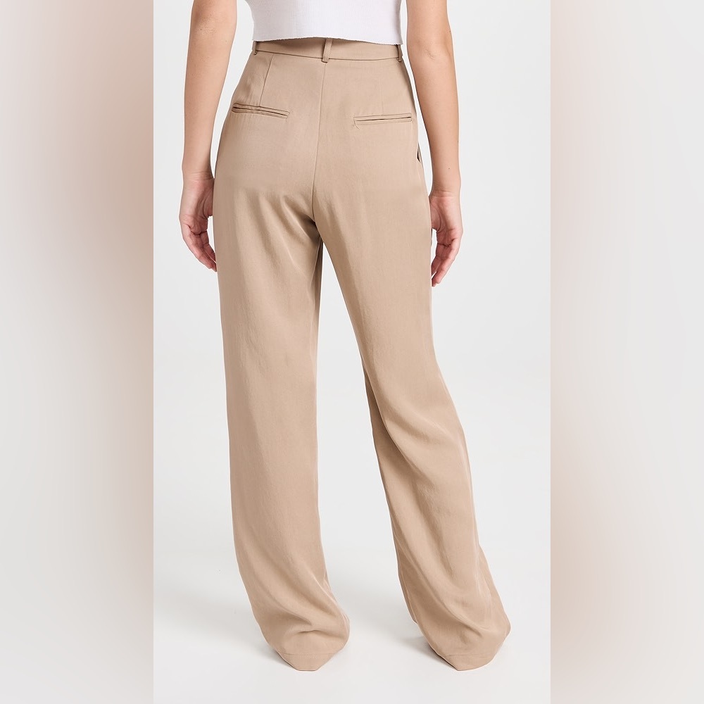 Reformation Mason Pant in Khaki Size 4 - Picture 7 of 8